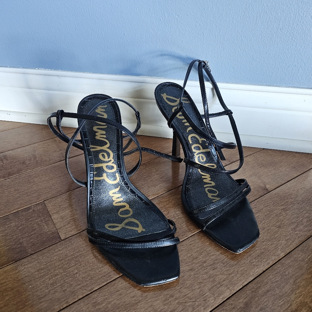 Sam Edelman Leeanne strappy sandals in black leather